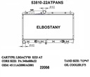 RADIATOR:SUBARU:53810 -22ATPANS