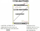 RADIATOR:MERCEDES:11728 -48AT PA WS