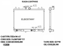 RADIATOR:NISSAN:91626 -22AT PA NS