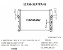 RADIATOR:MERCEDES:11736-32-AT-PANS