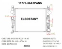 RADIATOR:MERCEDES:11770 - 32AT PANS