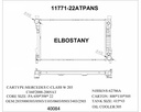 RADIATOR:MERCEDES:11771 - 26ATPANS