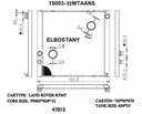 RADIATOR:ROVER:15003 - 32 MT AANS