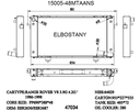 RADIATOR:ROVER:15005 - 48MTAANS