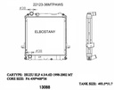 RADIATOR:ISUZU:22123 - 36MTPANS