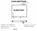 RADIATOR:KIA:31946 - 26MTPAWS