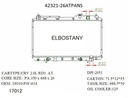 RADIATOR:HONDA:42321 -26AT PA NS