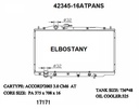 RADIATOR:HONDA:42345-16ATPANS