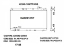 RADIATOR:HONDA:42348-16MTPANS