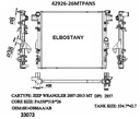 RADIATOR:JEEP:42926 26MTPANS