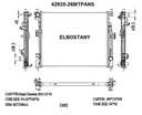 RADIATOR:JEEP:42935 - 26MTPANS