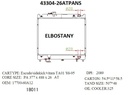RADIATOR:SUZUKI:43304 - 26ATPANS