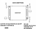 RADIATOR:CHEVEROLET:43615-56MTPANS