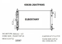 RADIATOR:CHEVEROLET:43636-26ATPANS
