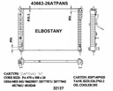 RADIATOR:CHEVEROLET:43663 26ATPANS