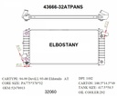 RADIATOR:CHEVEROLET:43666 - 32ATPANS