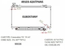 RADIATOR:commodore ve:49103 42-AT PA NS