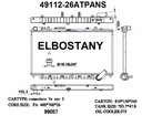 RADIATOR:CHEVEROLET:49112-26ATPANS