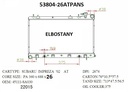 RADIATOR:SUBARU:53804-26ATPANS