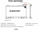 RADIATOR:Subaru:53825 26ATPANS