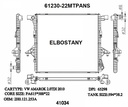 RADIATOR:VOLKS:61230 - 22MT PANS