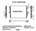 RADIATOR:VOLKS:61231- 32MTPANS