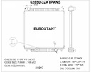 RADIATOR:FORD:62850- 32ATPANS