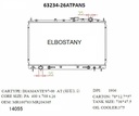 RADIATOR:MITSUBISHI:63234 -26AT PA NS
