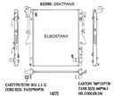 RADIATOR:MITSUBISHI:63290- 26ATPANS