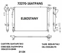 RADIATOR:HYUNDAI:72270-16ATPANS