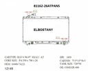 RADIATOR:TOYOTA:81162 -26AT PA NS
