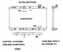 RADIATOR:TOYOTA:81199 -26AT PA NS