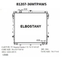 RADIATOR:TOYOTA:81207 -36MT PA WS