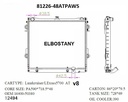RADIATOR:TOYOTA:81226 -48AT PA WS