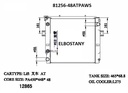 RADIATOR:TOYOTA:81256 - 48AT PAWS