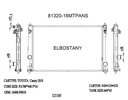 RADIATOR:TOYOTA:81320 - 16MT PANS