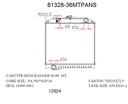 RADIATOR:TOYOTA:81328 - 36MT PANS