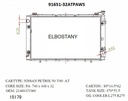 RADIATOR:NISSAN:91651 -32AT PA WS