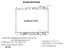 RADIATOR:NISSAN:91658 -26AT PA NS