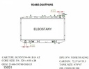 RADIATOR:NISSAN:91660  -26AT PA NS