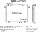 RADIATOR:TOYOTA:81100 -36AT PA WS