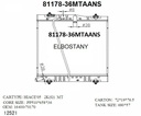 RADIATOR:TOYOTA:81178 -36MT AA NS