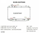RADIATOR:TOYOTA:81190 -22AT PA NS