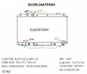 RADIATOR:TOYOTA:81190 -26AT PA NS