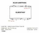 RADIATOR:TOYOTA:81229 -26MT PA NS