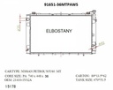 RADIATOR:NISSAN:91651 -36MT PA WS