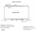 RADIATOR:NISSAN:91676 32ATPANS