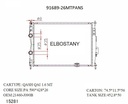 RADIATOR:NISSAN:91689 -26MT PA NS