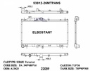 RADIATOR:SUBARU:53812 - 22ATPANS