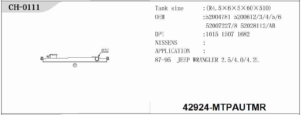 TANK/42924-32MTPAUTMR